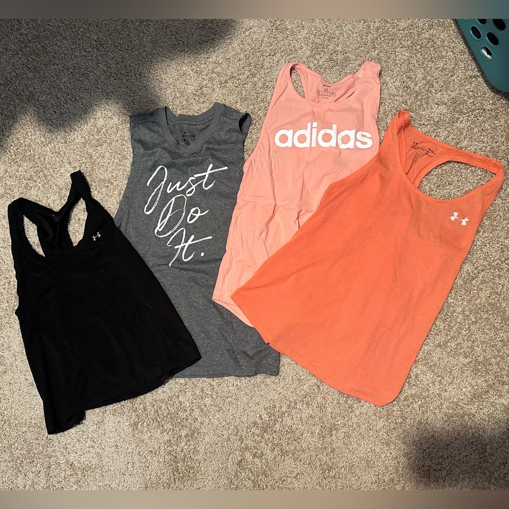 Small/Medium Workout Tank Bundle - Nike, underarmour, adidas